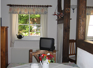 Stube in der kleinen Ferienwohnung