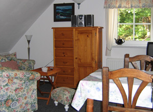 Stube in der kleinen Ferienwohnung