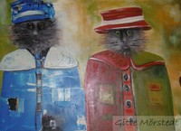 p1040099 das katzen paar von nebenan acryl 2015